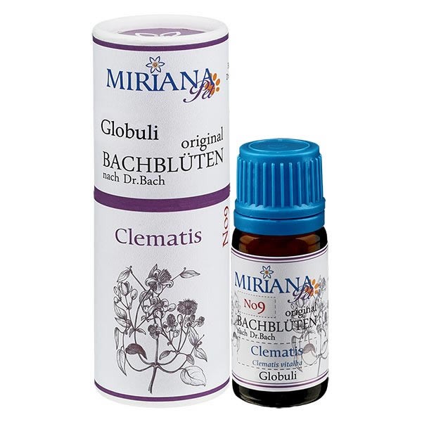 Clematis Bachblüten Globuli für Tiere 10g