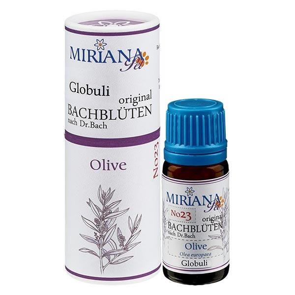 Olive Bachblüten Globuli für Tiere 10g