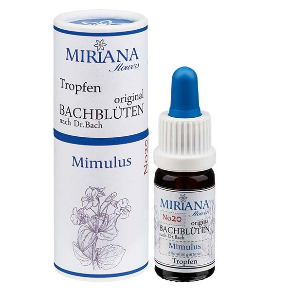 Mimulus Bachblüten (Gefleckte Gaukerblume) Essenz 10ml