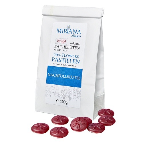100g Bachblüten Pastillen Nachfüllbeutel