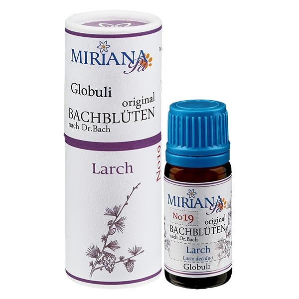 Larch Bachblüten Globuli für Tiere 10g