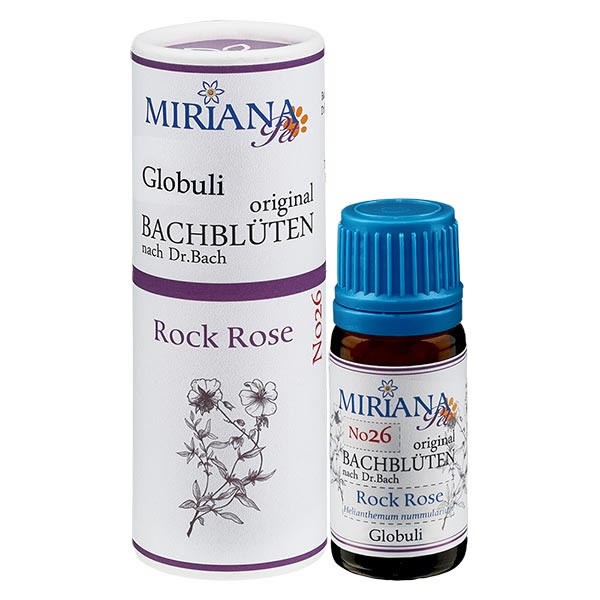 Rock Rose Bachblüten Globuli für Tiere 10g