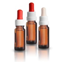 Braune 10ml Pipettenflasche mit Glaspipette Braune 10ml Pipettenflasche mit Glaspipette