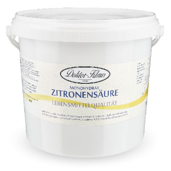 Zitronensäure 5kg Eimer - Doktor Klaus