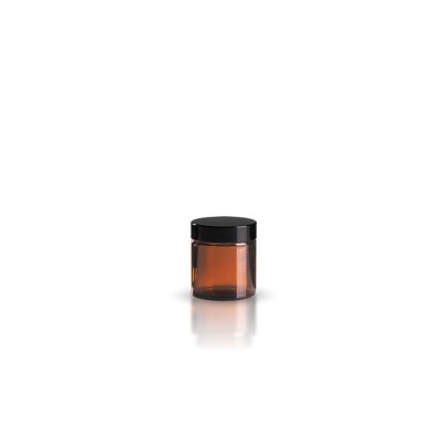 Glastiegel braunl 30ml