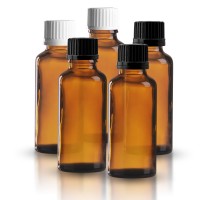 Tropfflasche braun 30ml + Tropfverschluss Tropfflasche braun 30ml + Tropfverschluss