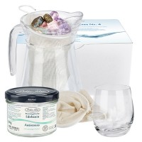 Edelstein Trinkset 1,6 L & Antistressmischung Edelstein Trinkset 1,6 L & Antistressmischung