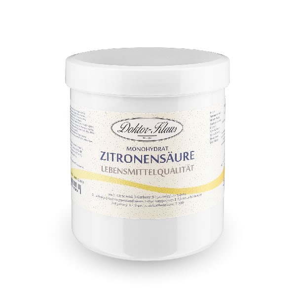 Zitronensäure 500g Dose - Doktor Klaus