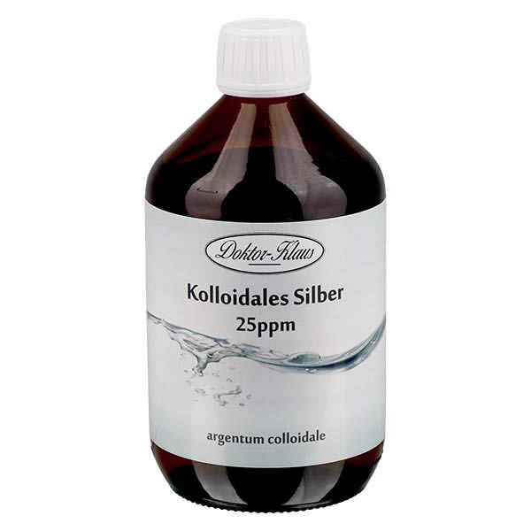 500ml kolloid. Silber Braunglas, OV