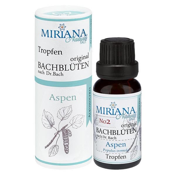 2 Aspen alkoholfreie Bachblüten 20ml