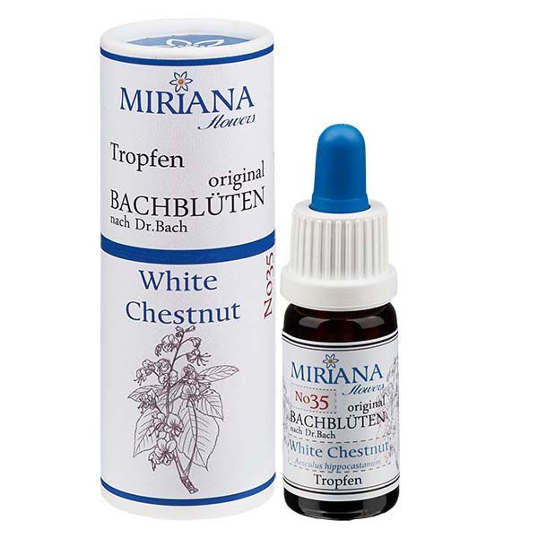 White Chestnut Bachblüten (Weiße Kastanie) Essenz 10ml