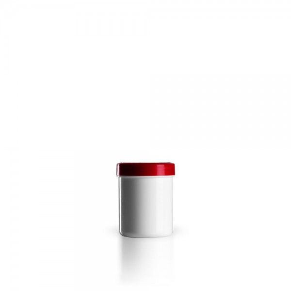 Salbenkruke mit rotem Deckel 30g