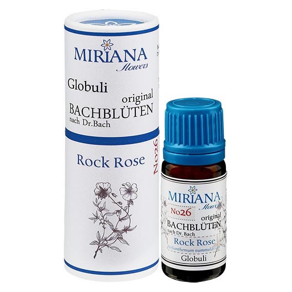 Rock Rose Bachblüten Globuli (Gelbes Sonnenröschen) 10g