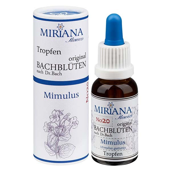 Mimulus Bachblüten Essenz (Gefleckte Gaukerblume) 20ml