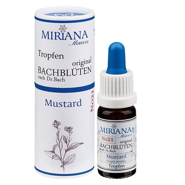 Mustard Bachblüten (Wilder Senf) Essenz 10ml