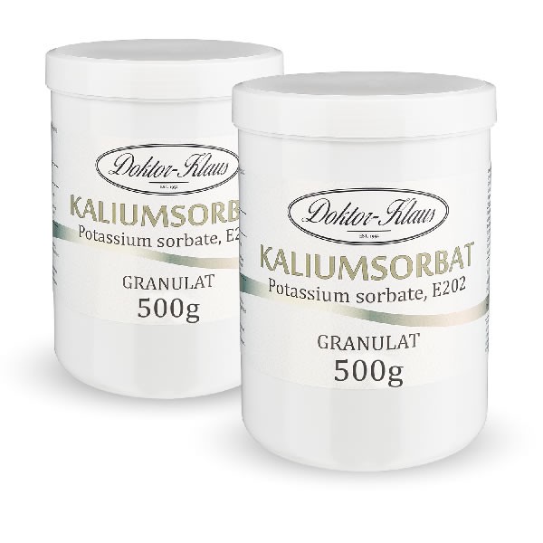 1000g Kaliumsorbat, in weßer Dose